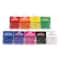 JAM Paper Assorted Colors Circular Paper Clips, 9 Packs of 50